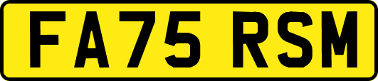 FA75RSM