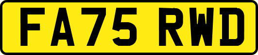 FA75RWD