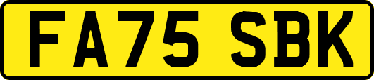 FA75SBK