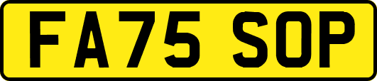 FA75SOP
