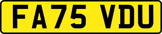 FA75VDU