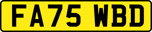 FA75WBD