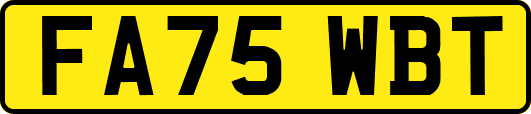 FA75WBT