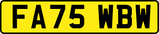 FA75WBW