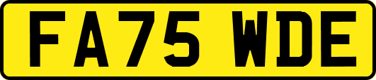 FA75WDE
