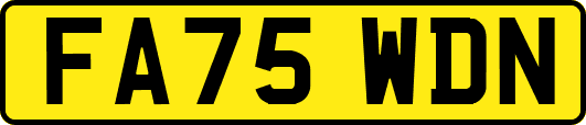 FA75WDN