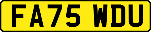 FA75WDU