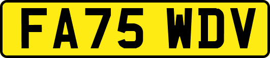 FA75WDV