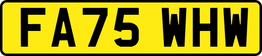FA75WHW