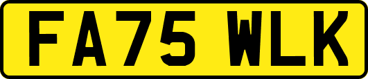 FA75WLK