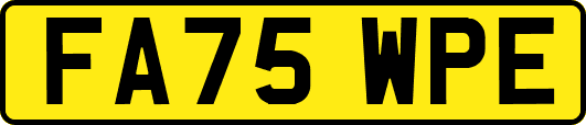 FA75WPE