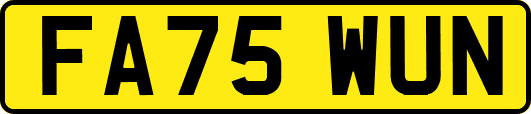 FA75WUN