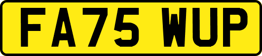 FA75WUP