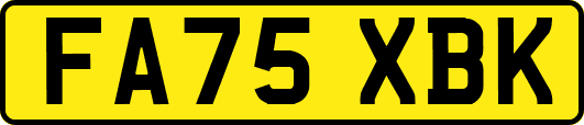 FA75XBK