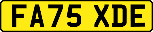 FA75XDE