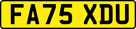 FA75XDU