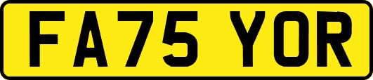 FA75YOR