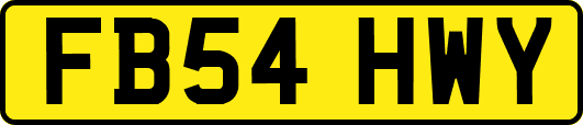 FB54HWY