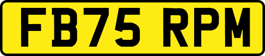 FB75RPM