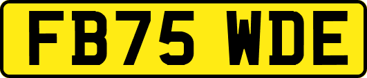 FB75WDE