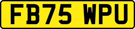FB75WPU