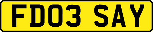 FD03SAY