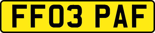 FF03PAF