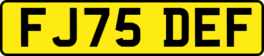 FJ75DEF