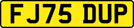 FJ75DUP
