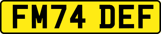 FM74DEF