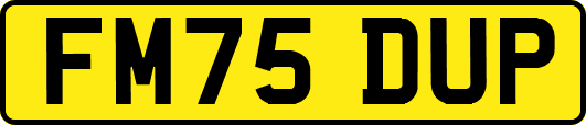 FM75DUP