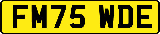 FM75WDE