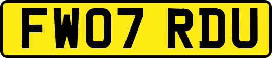 FW07RDU