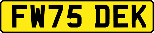 FW75DEK