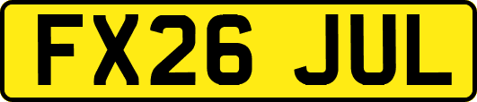 FX26JUL
