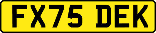 FX75DEK