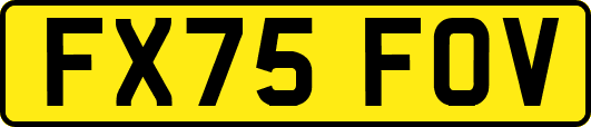 FX75FOV