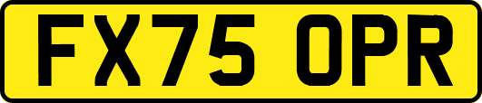 FX75OPR