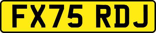 FX75RDJ