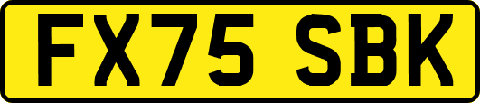 FX75SBK
