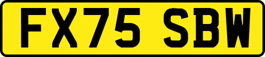 FX75SBW