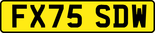 FX75SDW