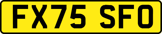 FX75SFO
