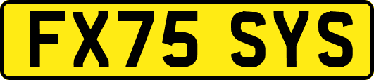 FX75SYS
