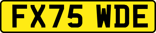 FX75WDE