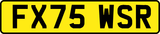 FX75WSR