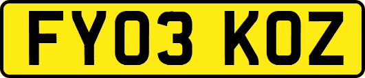 FY03KOZ