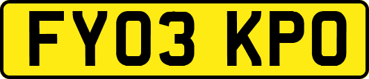 FY03KPO