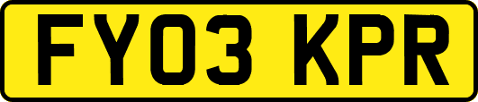 FY03KPR