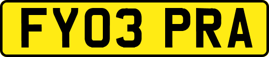 FY03PRA